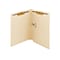 Smead Shelf-Master Recycled Reinforced End Tab Classification Folders, Letter Size, Manila, 50/Box (