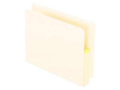 Pendaflex Heavy Duty 10% Recycled File Pocket, 3 1/2 Expansion, Letter Size, Manila, 25/Box (PFX128