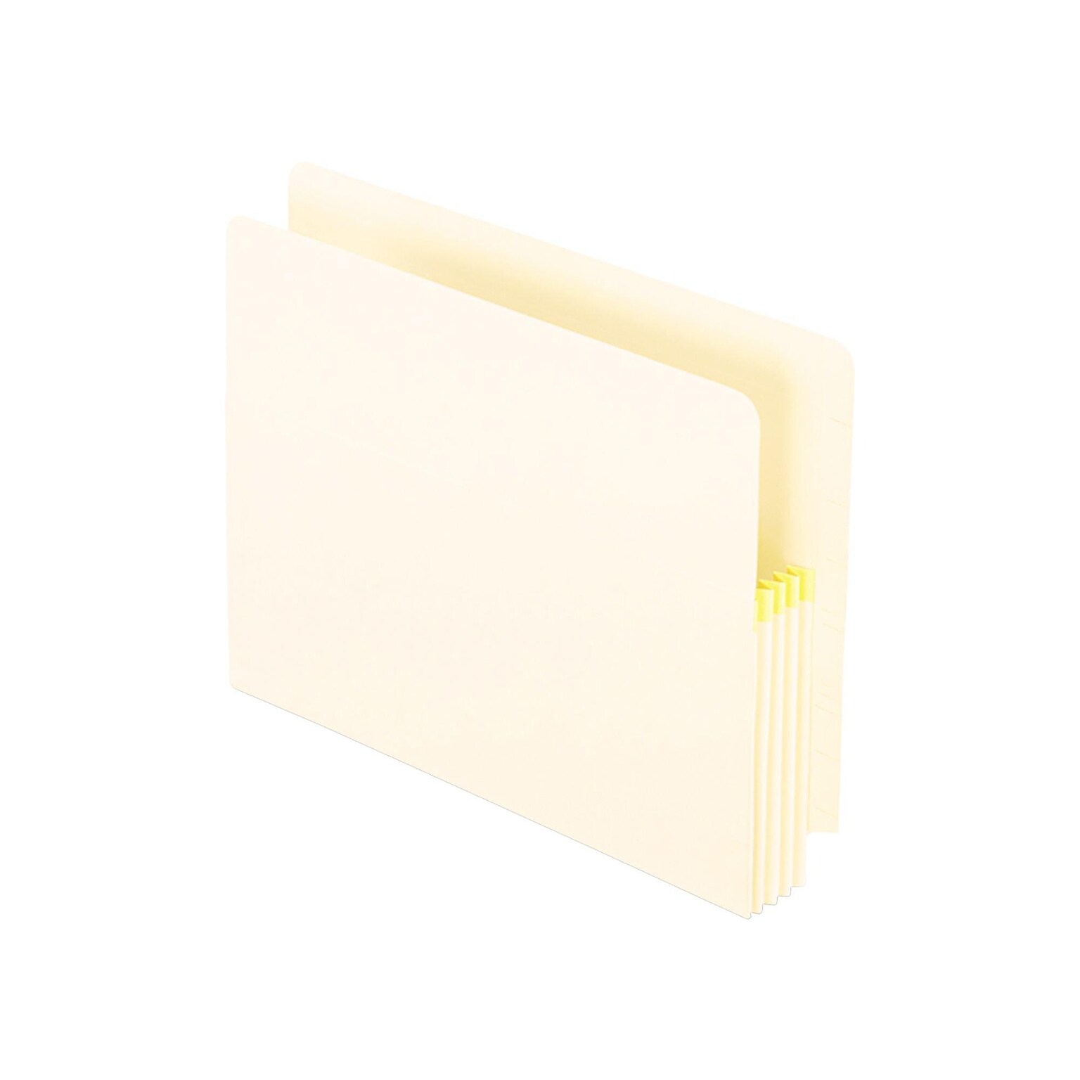 Pendaflex Heavy Duty 10% Recycled File Pocket, 3 1/2 Expansion, Letter Size, Manila, 25/Box (PFX12832)