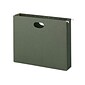 Smead Hanging File Folders, 3 1/2" Expansion, Letter Size, Standard Green, 10/Box (64220)