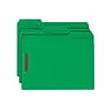 Smead Card Stock Classification Folders, Reinforced 1/3-Cut Tab, Letter Size, Green, 50/Box (12140)