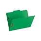 Smead Fastener File Folders, 2 Fasteners, Reinforced 1/3-Cut Tab, Letter Size, Green, 50/Box (12140)