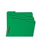 Smead Fastener File Folders, 2 Fasteners, Reinforced 1/3-Cut Tab, Letter Size, Green, 50/Box (12140)