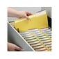 Smead Fastener File Folders, 2 Fasteners, Reinforced 1/3-Cut Tab, Letter Size, Yellow, 50/Box (12940)