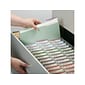 Smead Pressboard Classification Folders with SafeSHIELD Fasteners, 1/3-Cut Tab, Legal Size, Gray/Green, 25/Box (19944)