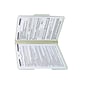 Smead Pressboard Classification Folders with SafeSHIELD Fasteners, 1/3-Cut Tab, Legal Size, Gray/Green, 25/Box (19944)