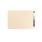Smead End Tab Classification Folders, Shelf-Master Reinforced Straight-Cut Tab, Letter Size, Manila, 50/Box (34276)