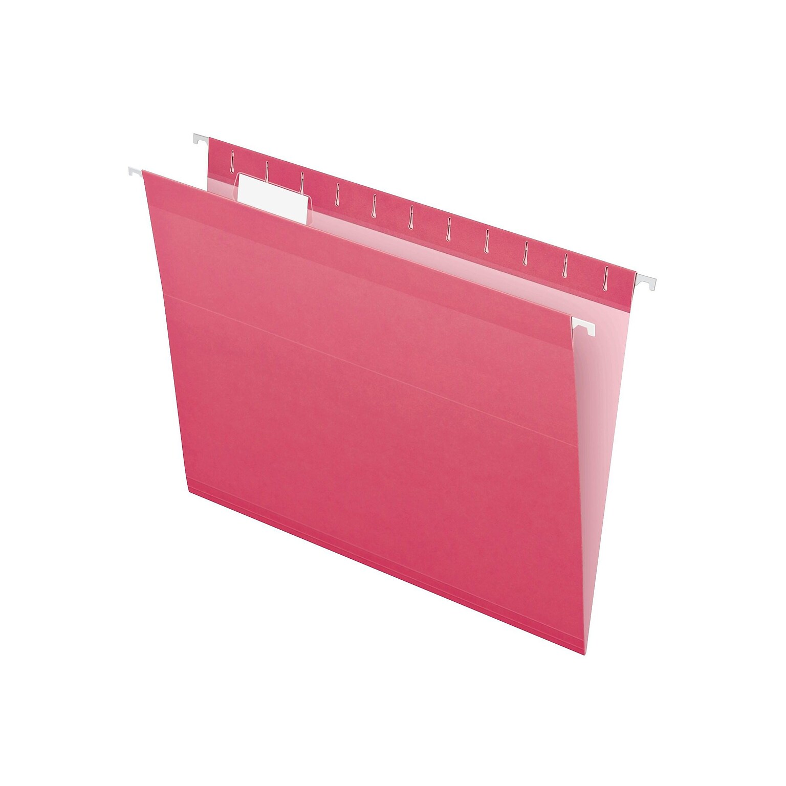 Pendaflex Reinforced Hanging File Folders, 1/5 Tab, Letter Size, Pink, 25/Box (PFX 4152 1/5 PIN)