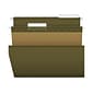 Pendaflex Reinforced Hanging File Folders, Legal Size, Standard Green, 25/Box (PFX 4153 1/3)