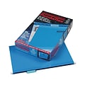 Pendaflex Recycled Hanging File Folders, Legal Size, Blue, 25/Box (PFX 04153 1/5 BLU)