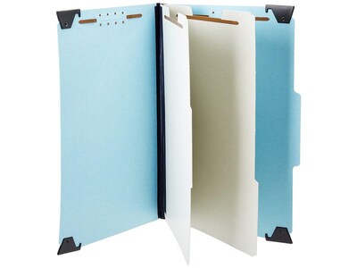 Pendaflex Classification Hanging File Folders, Letter Size, Light Blue, 10/Box (PFX 59252)