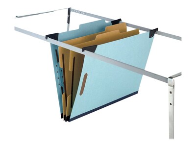 Pendaflex Classification Hanging File Folders, Letter Size, Light Blue, 10/Box (PFX 59252)