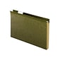 Pendaflex Reinforced Hanging File Folders, Extra Capacity, 1" Expansion, Legal Size, Standard Green, 25/Box (PFX 04153x1)