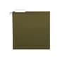 Pendaflex Reinforced Hanging File Folders, Extra Capacity, 1" Expansion, Legal Size, Standard Green, 25/Box (PFX 04153x1)