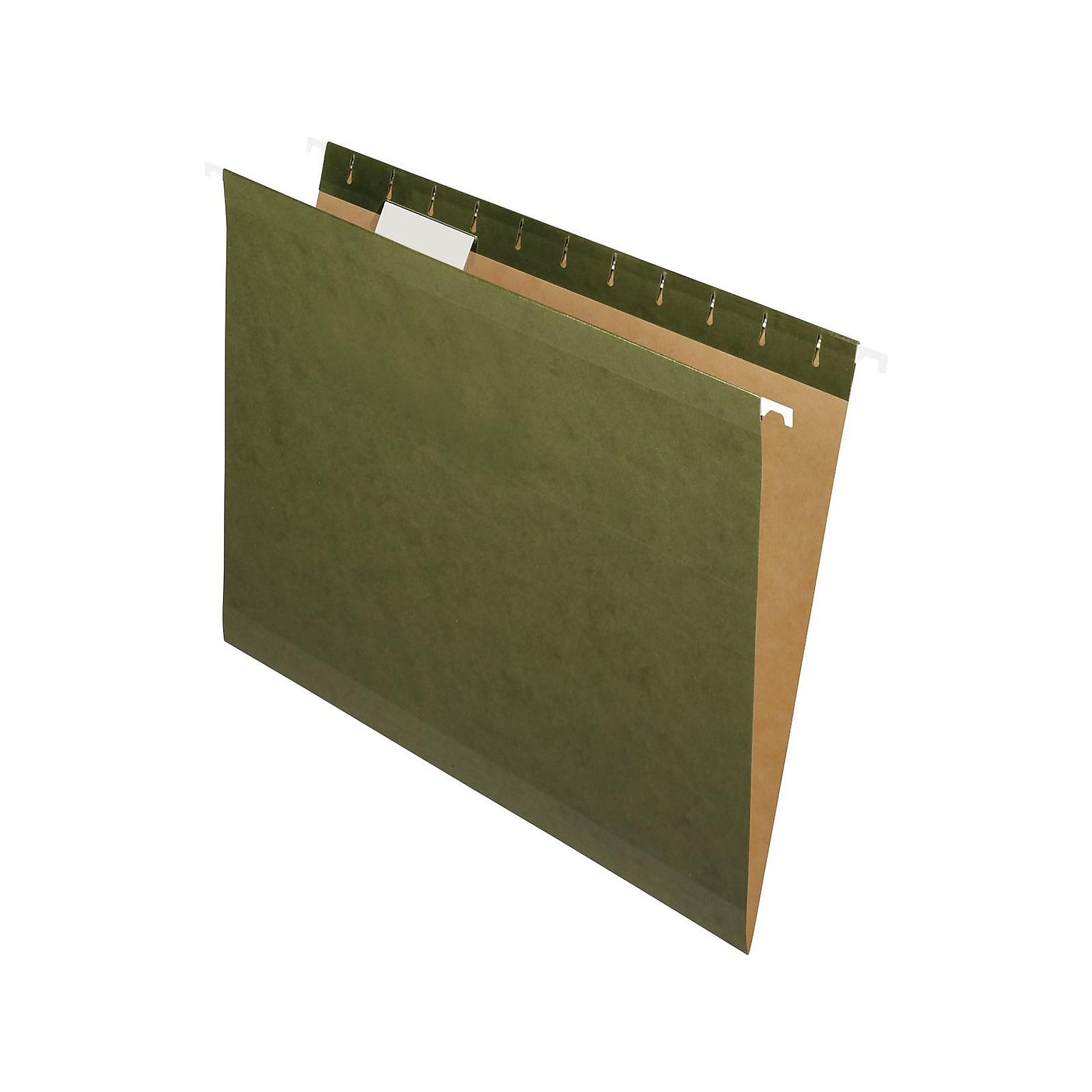 Pendaflex 100% Recycled Hanging File Folders, Letter Size, Standard Green, 25/Box (PFX RCY4152 1/5 SGR)