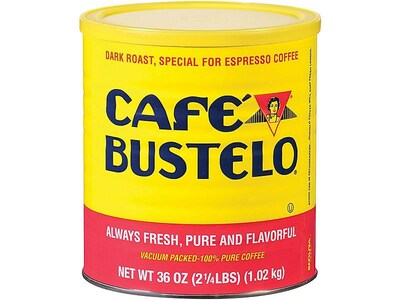 Cafe Bustelo Espresso Ground Coffee, Dark Roast (00055)