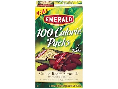 Emerald Cocoa Roast  Dark Chocolate Almonds, 0.63 oz., 7 Bags/Pack (DFW843256)