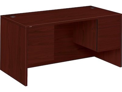 HON 10500 60 Double Pedestal Desk, Mahogany (H10573NN)