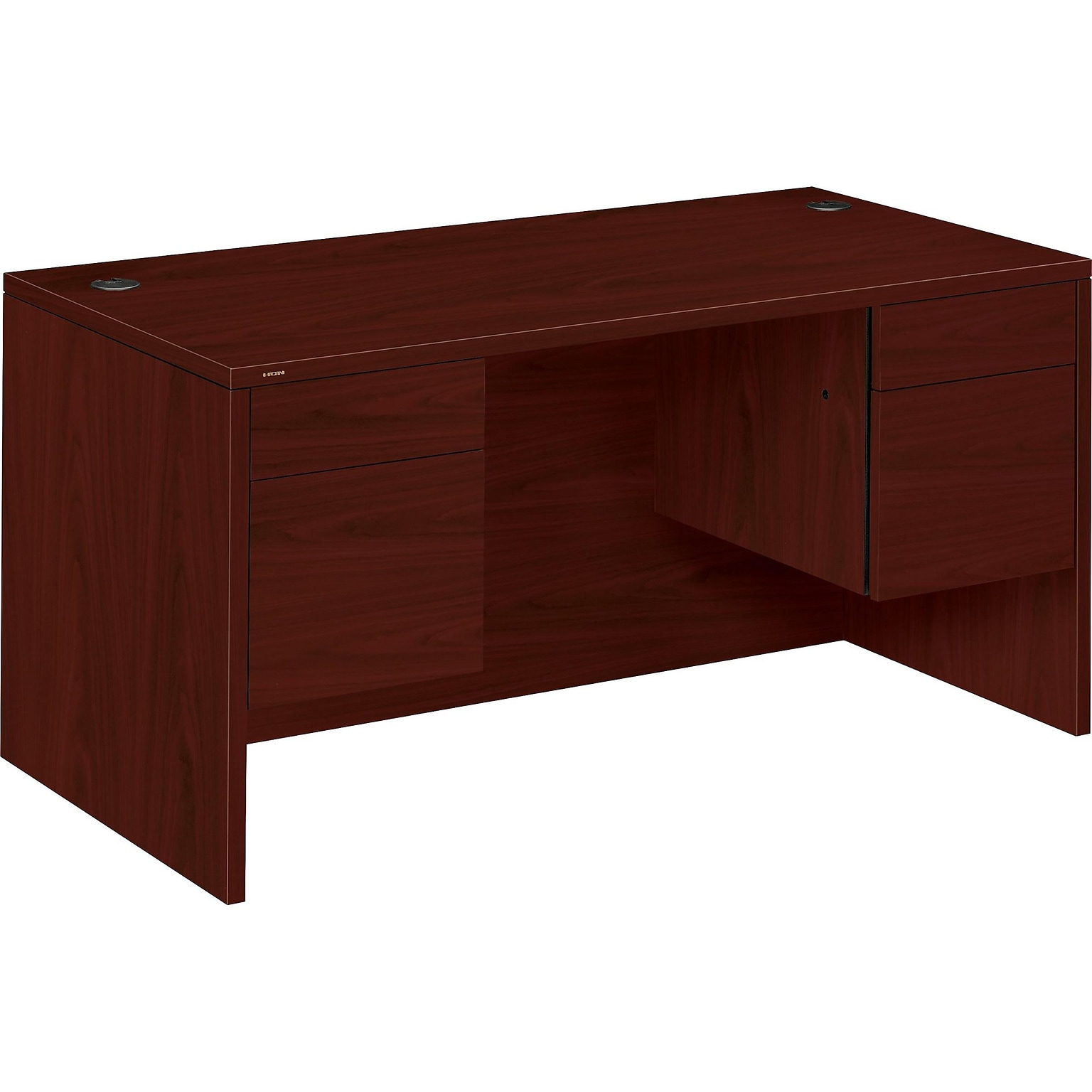 HON 10500 60 Double Pedestal Desk, Mahogany (H10573NN)