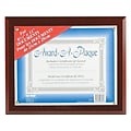 NuDell Economical Wood Certificate Frame, Mahogany (18813M)