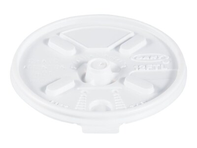 Dart Lift n Lock Lids, White, 1000/Carton (12FTL)