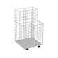 Safco Wire Mobile File Cart with Swivel Wheels, White (3084)