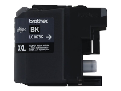 Brother LC107BKS Black Super High Yield Ink   Cartridge