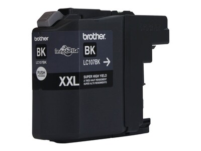 Brother LC107BKS Black Super High Yield Ink   Cartridge