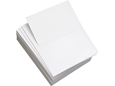 Lettermark 8.5” x 11” Perforated Copy Paper, 20 lbs., 92 Brightness, 2500 Sheets/Carton (851055)