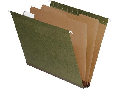 Pendaflex SureHook Hanging File Folders, Letter Size, Standard Green, 10/Box (PFX 59254)