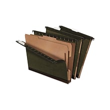 Pendaflex SureHook Hanging File Folders, Letter Size, Standard Green, 10/Box (PFX 59254)