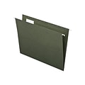 Pendaflex Recycled Hanging File Folders, Letter Size, Standard Green, 25/Box (PFX 81602)