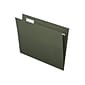 Pendaflex Recycled Hanging File Folders, Letter Size, Standard Green, 25/Box (PFX 81602)
