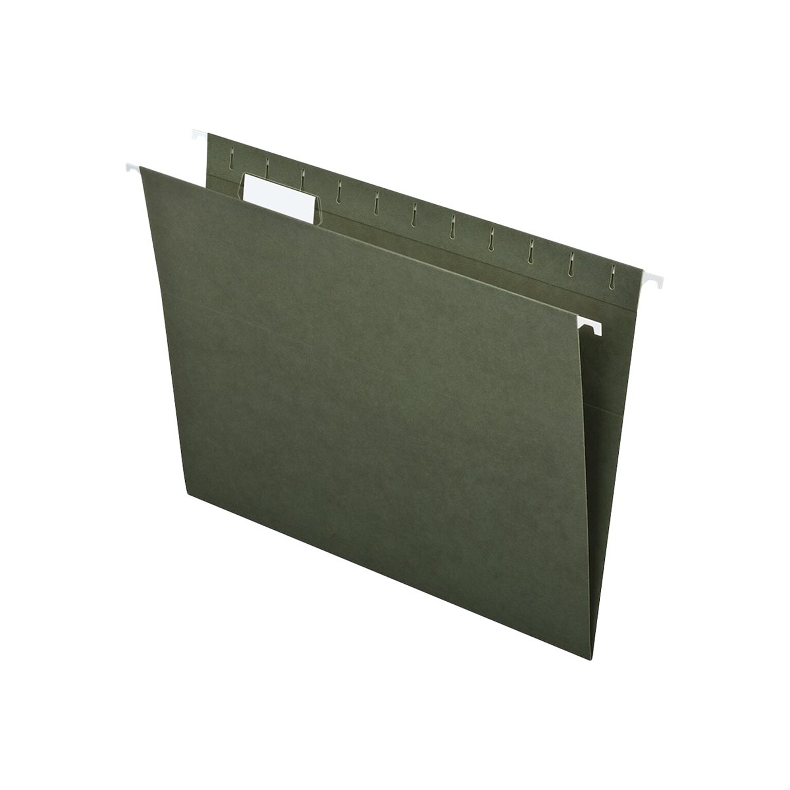 Pendaflex Recycled Hanging File Folders, Letter Size, Standard Green, 25/Box (PFX 81602)