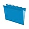Pendaflex Ready-Tab Hanging File Folders, 1/5-Cut Tab, Letter Size, Blue, 25/Box (PFX 42622)