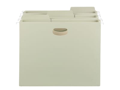 Smead FasTab Hanging File Folders, 1/3-Cut Tab, Letter Size, Moss, 3/Pack (64293)
