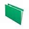 Pendaflex Recycled Hanging File Folders, Legal Size, Bright Green, 25/Box (PFX 4153 1/5 BGR)