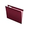 Pendaflex Reinforced Hanging File Folders, 1/5 Tab, Letter Size, Burgundy, 25/Box (PFX 4152 1/5 BUR)