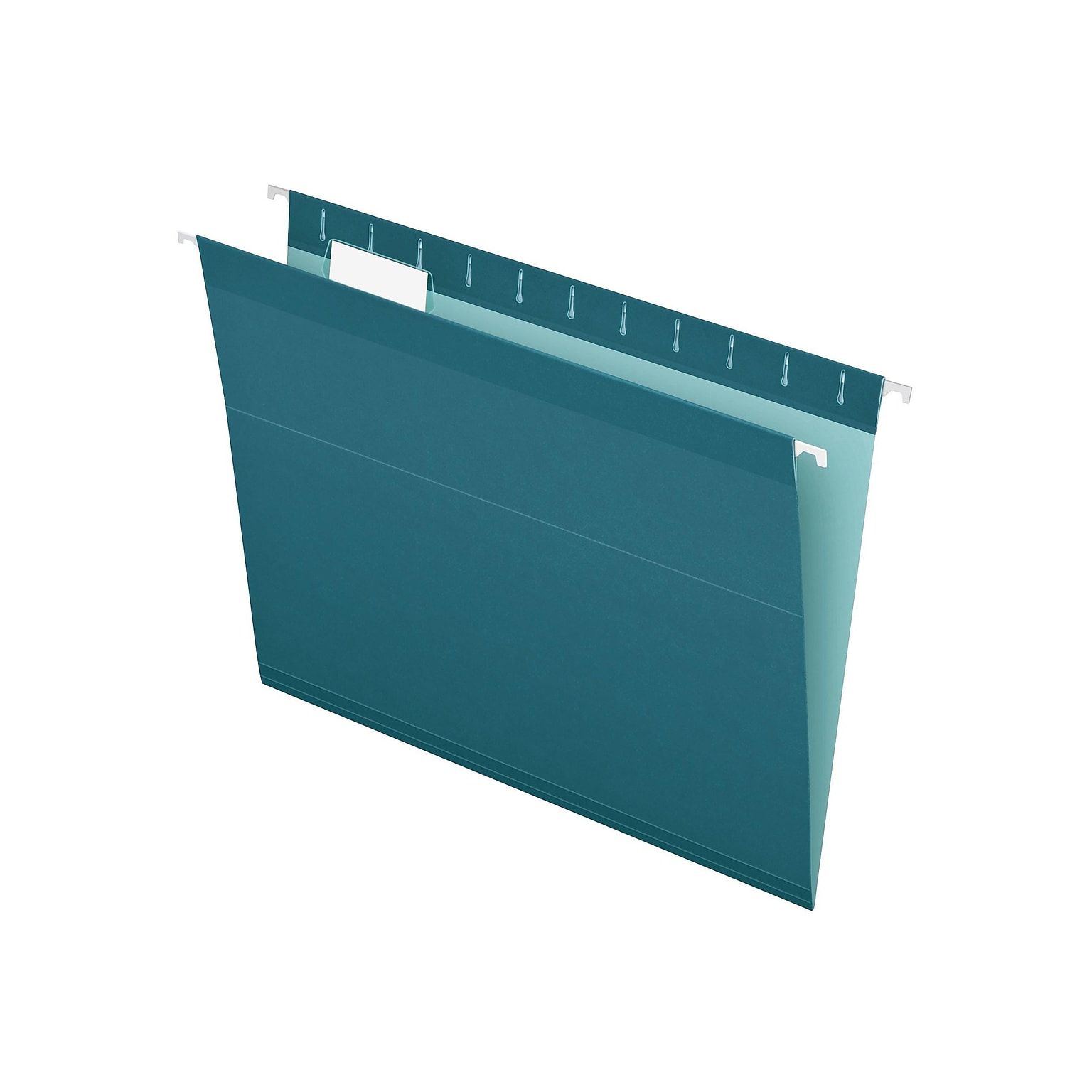 Pendaflex Reinforced Hanging File Folders, 1/5 Tab, Letter Size, Teal, 25/Box (PFX 4152 1/5 TEA)