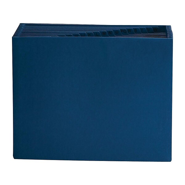 Smead Accordion File, Alphabetic Index, Letter Size, 21-Pocket, Navy Blue (70720)