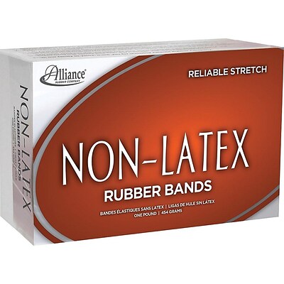 Alliance Non-Latex Multi-Purpose Rubber Bands, #64, 1 lb. Box, 380/Box (37646)