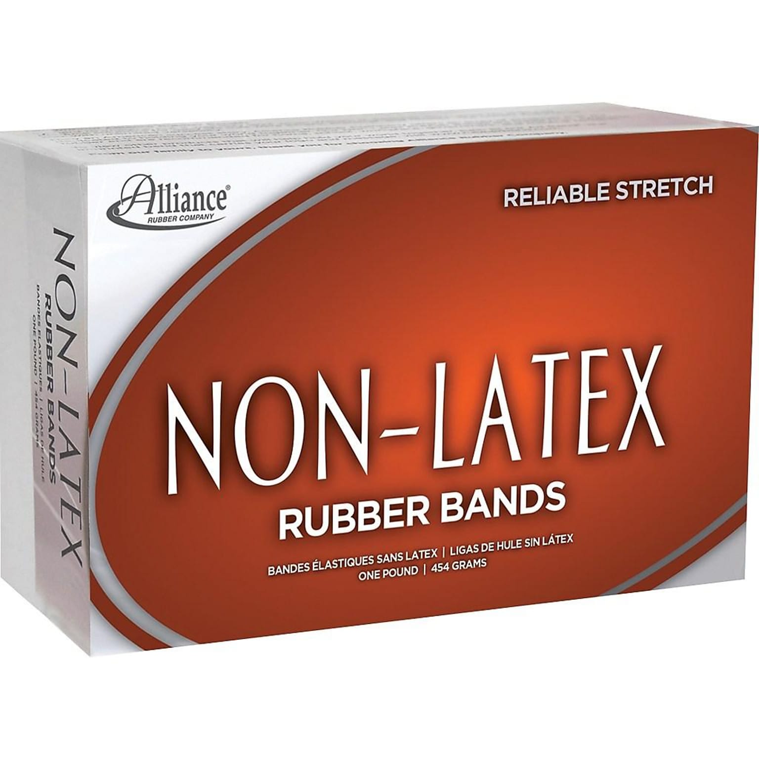 Alliance Non-Latex Multi-Purpose Rubber Bands, #64, 1 lb. Box, 380/Box (37646)