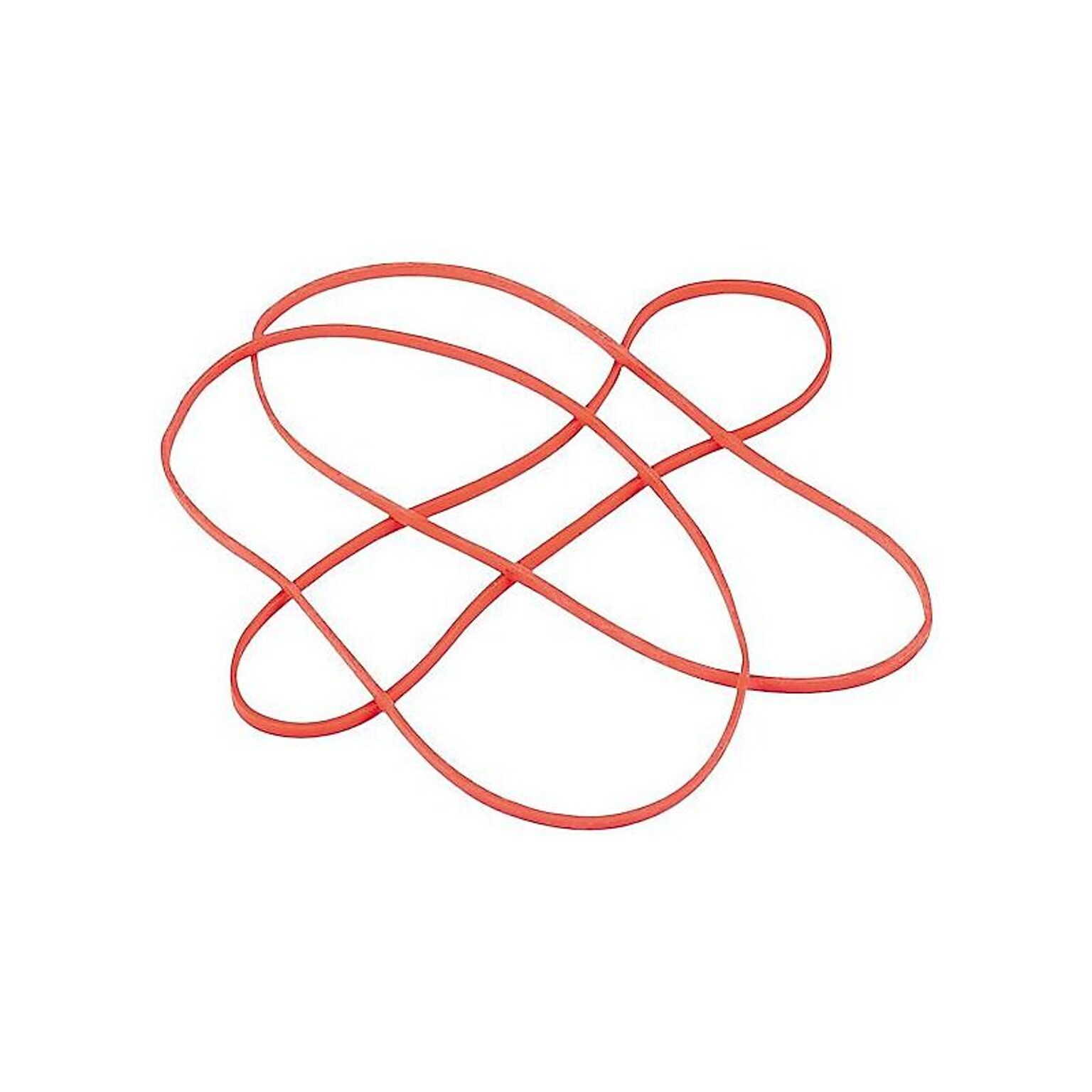 Alliance Rubber Non-Latex Multi-Purpose #117B Rubber Bands, 7, Non-Latex, Orange, 250/Pack (37176)