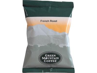 Green Mountain French Roast Ground Coffee, Dark Roast, 50/Carton (4441)