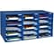 Pacon Classroom Keepers 16.38H x 31.5W Corrugated Mailbox, Blue, Each (001308)