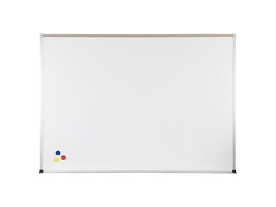 Essentials Porcelain Dry-Erase Whiteboard, Anodized Aluminum Frame, 4 x 3 (2H2NC)