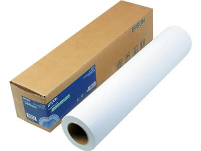 Epson Enhanced Wide Format Bond Paper Roll, 24" x 100', Matte Finish (EPSS041595)