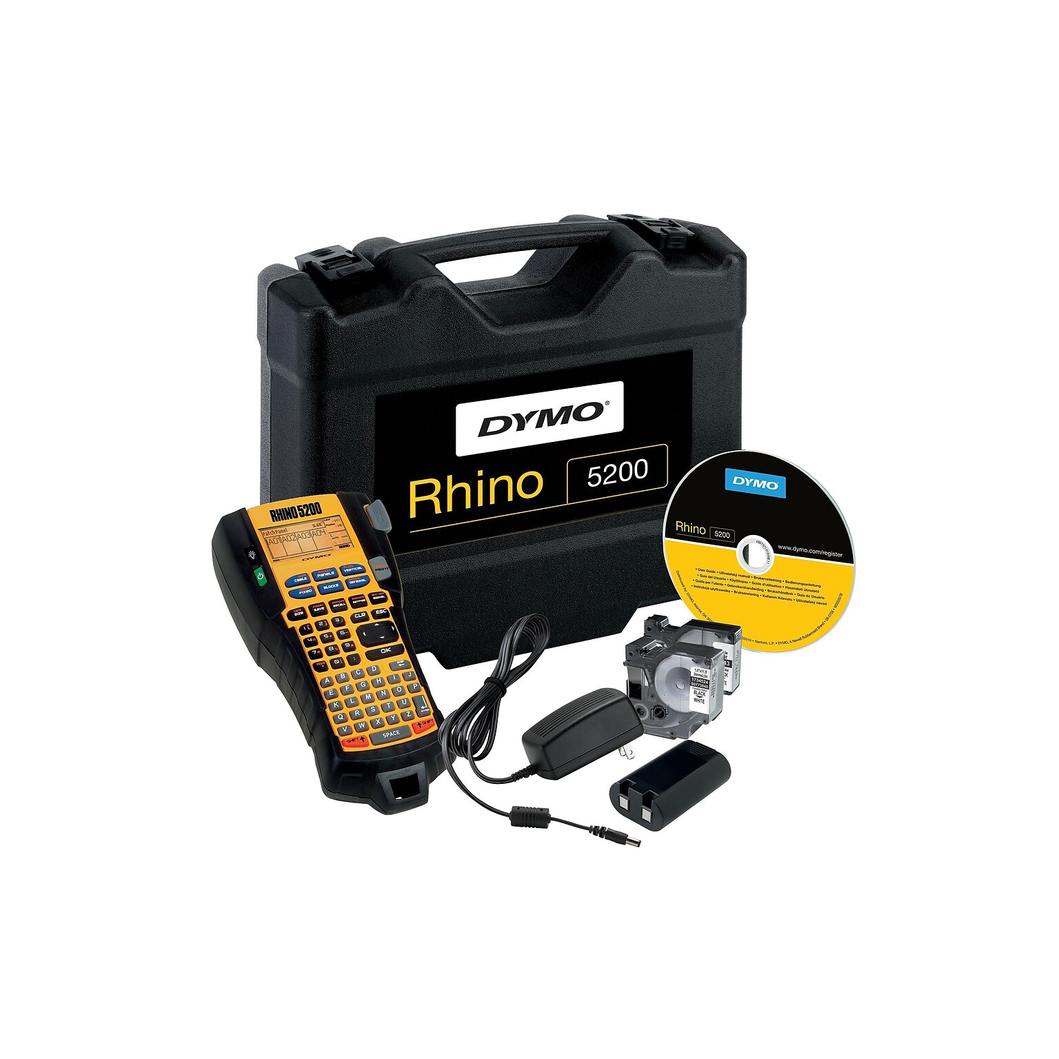 Dymo Rhino 5200 Hard Case Kit Portable Label Maker (1756589)