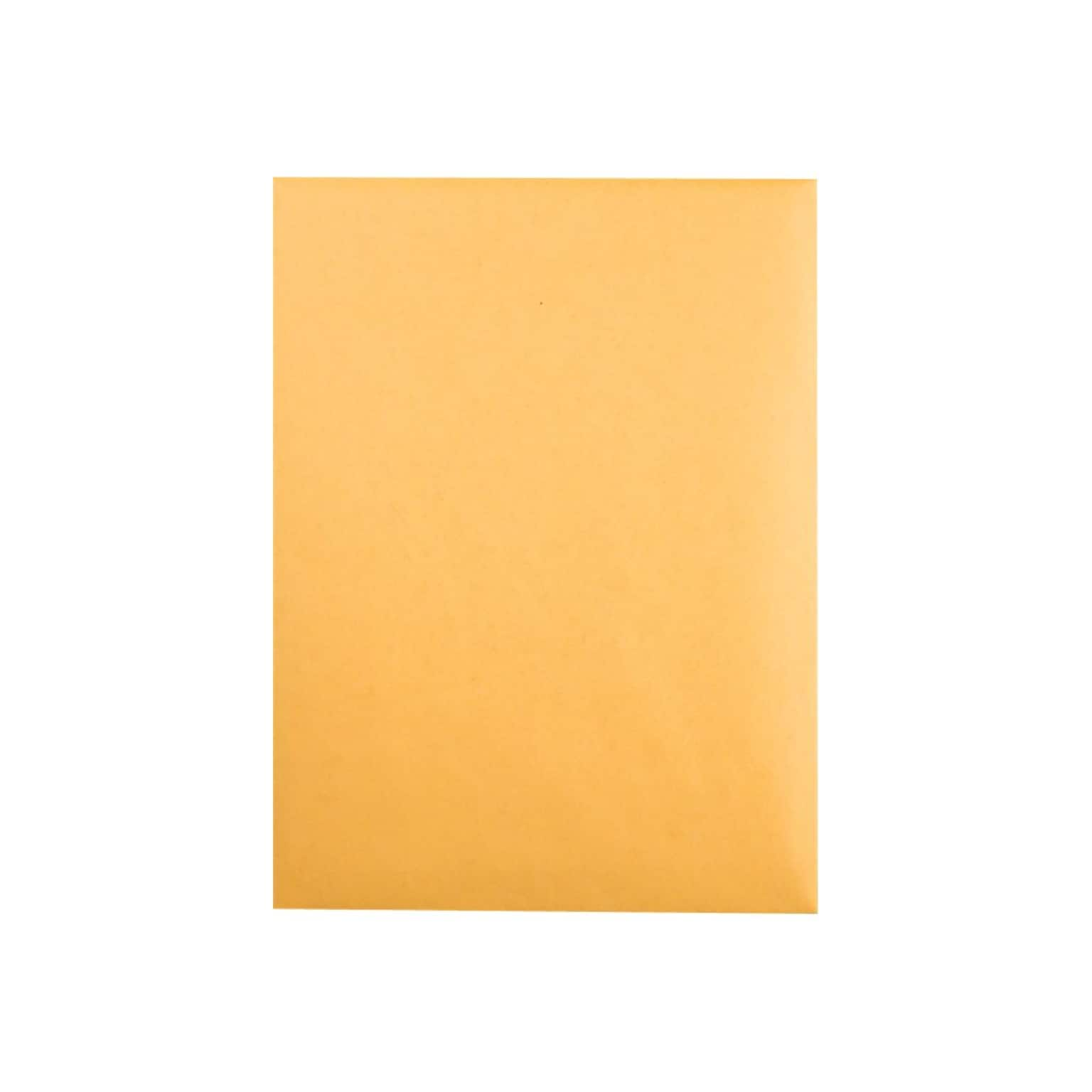 Quality Park ClearClasp Redi-Tac Catalog Envelopes, 9 x 12, Brown Kraft, 100/Box (QUA43568)