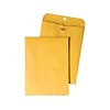 Quality Park Clasp & Moistenable Glue Catalog Envelopes, 9 x 12, Brown Kraft, 100/Box (QUA37890)